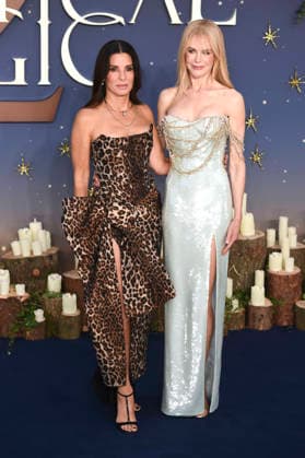 Sandra Bullock und Nicole Kidman bei der Premiere des Kinofilms Practical Magic 2 - Zauberhafte Schwestern im Odeon Luxe Leicester Square. London, 26.08.2026