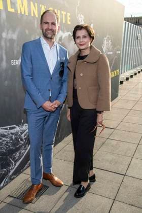ABB FILMNACHT- Jakob Mayer und Andrea Despot zu Gast beim Eroeffnungsempfang zu den UFA Filmnaechten 2026 auf der Dachterrasse der Bertelsmann Repraesentanz am 26.AUGUST 2026 in Berlin Berlin Deutschland