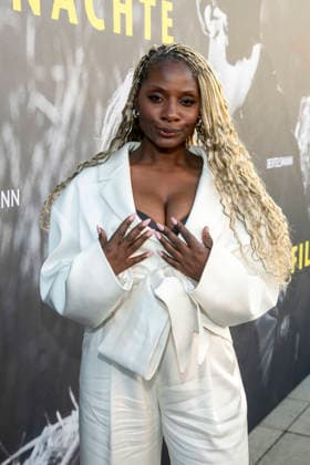 ABB FILMNACHT- Nikeata Thompson zu Gast beim Eroeffnungsempfang zu den UFA Filmnaechten 2026 auf der Dachterrasse der Bertelsmann Repraesentanz am 26.AUGUST 2026 in Berlin Berlin Deutschland