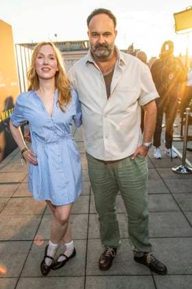 ABB FILMNACHT- Christin Nichols und Tom Keune zu Gast beim Eroeffnungsempfang zu den UFA Filmnaechten 2026 auf der Dachterrasse der Bertelsmann Repraesentanz am 26.AUGUST 2026 in Berlin Berlin Deutschland