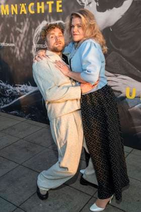 ABB FILMNACHT- Knud Riepen und Gisa Flake zu Gast beim Eroeffnungsempfang zu den UFA Filmnaechten 2026 auf der Dachterrasse der Bertelsmann Repraesentanz am 26.AUGUST 2026 in Berlin Berlin Deutschland