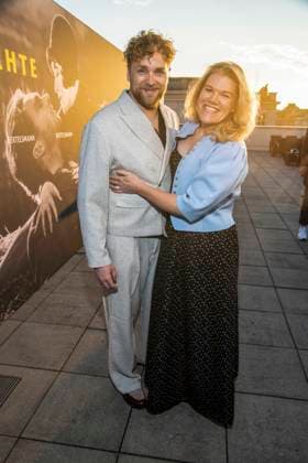 ABB FILMNACHT- Knud Riepen und Gisa Flake zu Gast beim Eroeffnungsempfang zu den UFA Filmnaechten 2026 auf der Dachterrasse der Bertelsmann Repraesentanz am 26.AUGUST 2026 in Berlin Berlin Deutschland