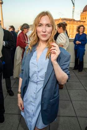 ABB FILMNACHT- Christin Nichols zu Gast beim Eroeffnungsempfang zu den UFA Filmnaechten 2026 auf der Dachterrasse der Bertelsmann Repraesentanz am 26.AUGUST 2026 in Berlin Berlin Deutschland