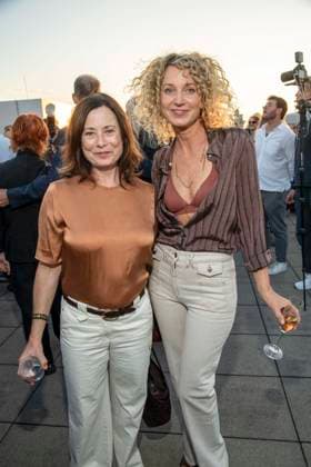 ABB FILMNACHT- Inka Friedrich und Aline von Drateln zu Gast beim Eroeffnungsempfang zu den UFA Filmnaechten 2026 auf der Dachterrasse der Bertelsmann Repraesentanz am 26.AUGUST 2026 in Berlin Berlin Deutschland