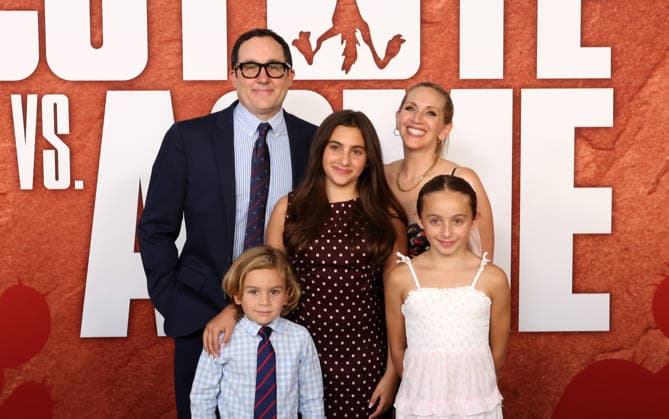 Los Angeles CA August 26: P. J. Byrne, Family. at Los Angeles Premiere Of Ketchup Entertainment s Coyote Vs Acme held at Westwood Village Theater in Los Angeles, CA. on August 26, 2026 Credit: AdMedia Los Angeles USA - ZUMAa123 20260826_zaa_a123_237 Copyright: xADx