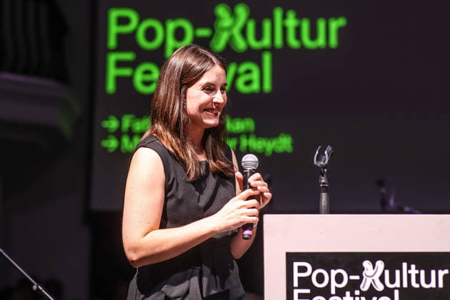 Eröffnung Marie von der Heydt die Position als Geschäftsführerin der Musicboard Berlin GmbH ., Berlin Silent Green POP-Kultur Festival 26 Marie von der Heydt die Position als Geschäftsführerin der Musicboard Berlin GmbH an.