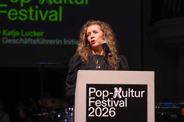 Eröffnung Katja Lucker ist die Geschäftsführerin der Initiative Musik, Berlin Silent Green POP-Kultur Festival 26 Katja Lucker ist die Geschäftsführerin der Initiative Musik