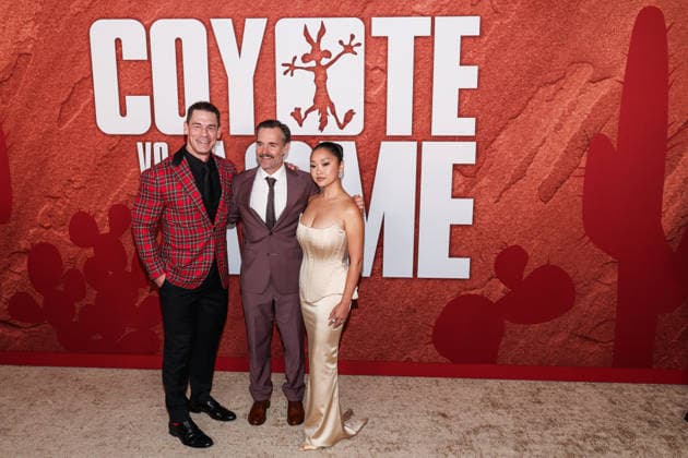 Los Angeles Premiere Of Ketchup Entertainment s Coyote vs. Acme WESTWOOD, LOS ANGELES, CALIFORNIA, USA - AUGUST 26: John Cena, Will Forte and Lana Condor arrive at the Los Angeles Premiere Of Ketchup Entertainment s Coyote vs. Acme held at Westwood Village Theater on August 26, 2026 in Westwood, Los Angeles, California, United States. Westwood Westwood Village Theater California United States Copyright: xKayxQiao ImagexPressxAgencyx