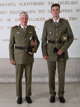 Graduation Ceremony for Final-Year Officer Cadets at the Royal Military Academy 2026 BRUSSELS, BELGIUM - AUGUST 27 : Graduation Ceremony for Final-Year Officer Cadets at the Royal Military Academy. King Philippe, Queen Mathilde, and Her Royal Highness Princess Elisabeth attended the graduation ceremony for final-year officer cadets at the Royal Military Academy. Graduates from the 176th Polytechnic Class, the 162nd Class in Social and Military Sciences (to which Prince Gabriel belongs), and various classes from the Special Division were honored during the ceremony on August 27, 2026 in Brussels, Belgium, 27 08 2026 Brussels Belgium  Copyright: xDidierxLebrunx