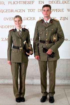 Graduation Ceremony for Final-Year Officer Cadets at the Royal Military Academy 2026 BRUSSELS, BELGIUM - AUGUST 27 : Graduation Ceremony for Final-Year Officer Cadets at the Royal Military Academy. King Philippe, Queen Mathilde, Princess Elisabeth attended the graduation ceremony for final-year officer cadets at the Royal Military Academy. Graduates from the 176th Polytechnic Class, the 162nd Class in Social and Military Sciences to which Prince Gabriel belongs, and various classes from the Special Division were honored during the ceremony on August 27, 2026 in Brussels, Belgium, 27 08 2026 Brussels Belgium  Copyright: xDidierxLebrunx