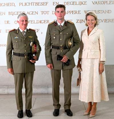 Graduation Ceremony for Final-Year Officer Cadets at the Royal Military Academy 2026 BRUSSELS, BELGIUM - AUGUST 27 : Graduation Ceremony for Final-Year Officer Cadets at the Royal Military Academy. King Philippe, Queen Mathilde, Princess Elisabeth attended the graduation ceremony for final-year officer cadets at the Royal Military Academy. Graduates from the 176th Polytechnic Class, the 162nd Class in Social and Military Sciences to which Prince Gabriel belongs, and various classes from the Special Division were honored during the ceremony on August 27, 2026 in Brussels, Belgium, 27 08 2026 Brussels Belgium  Copyright: xDidierxLebrunx