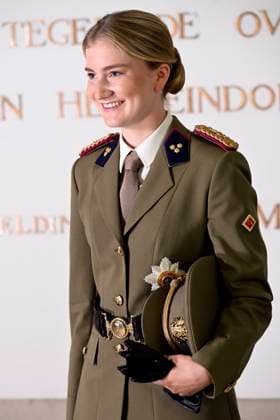 Graduation Ceremony for Final-Year Officer Cadets at the Royal Military Academy 2026 BRUSSELS, BELGIUM - AUGUST 27 : Graduation Ceremony for Final-Year Officer Cadets at the Royal Military Academy. Princess Elisabeth attended the graduation ceremony for final-year officer cadets at the Royal Military Academy. Graduates from the 176th Polytechnic Class, the 162nd Class in Social and Military Sciences to which Prince Gabriel belongs, and various classes from the Special Division were honored during the ceremony on August 27, 2026 in Brussels, Belgium, 27 08 2026 Brussels Belgium  Copyright: xDidierxLebrunx