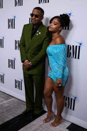 August 26, 2026, Los Angeles, California, USA: 26 August 2026 - Los Angeles, California - NAS and DESTINY JONES at the 2026 BMI R&B HIP-HOP Awards red carpet arrivals held at Fairmont Century Plaza Los Angeles USA  - ZUMAs247 20260826_zmp_s247_105 Copyright: xCharliexSteffensx