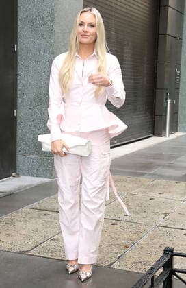 NEW YORK, NY- AUGUST 27: Lindsey Vonn seen at ABC Studios in New York City on August 27, 2026. Copyright: xRWx