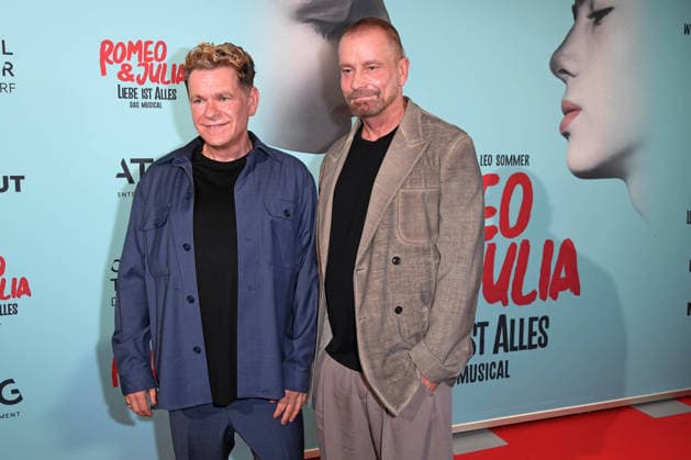 Peter Plate, Ulf Leo Sommer bei der Musical-Premiere von ROMEO & JULIA - LIEBE IST ALLES im Capitol Theater in Düsseldorf am 27.08.2026