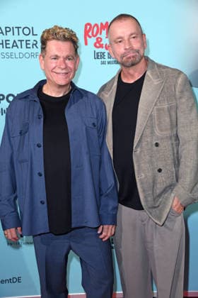 Peter Plate, Ulf Leo Sommer bei der Musical-Premiere von ROMEO & JULIA - LIEBE IST ALLES im Capitol Theater in Düsseldorf am 27.08.2026