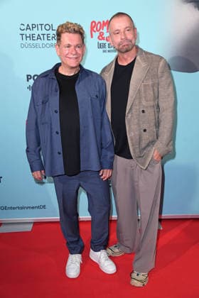 Peter Plate, Ulf Leo Sommer bei der Musical-Premiere von ROMEO & JULIA - LIEBE IST ALLES im Capitol Theater in Düsseldorf am 27.08.2026