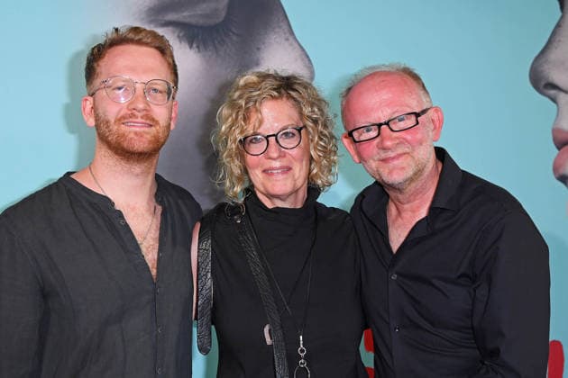 Dieter Falk mit Ehefrau Angelika Falk und Sohn Paul Falk bei der Musical-Premiere von ROMEO & JULIA - LIEBE IST ALLES im Capitol Theater in Düsseldorf am 27.08.2026
