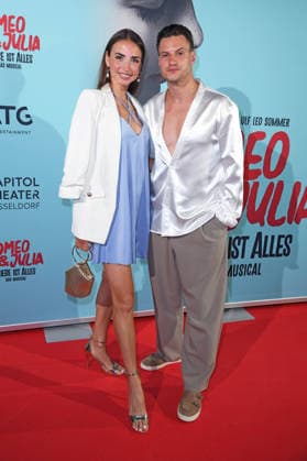 Ekaterina Leonova mit Freund Ilya Viarmenich bei der Musical-Premiere von ROMEO & JULIA - LIEBE IST ALLES im Capitol Theater in Düsseldorf am 27.08.2026