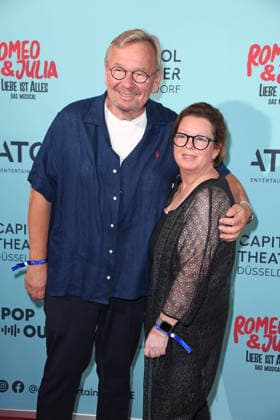 Bernd Stelter mit Ehefrau Anke Stelter bei der Musical-Premiere von ROMEO & JULIA - LIEBE IST ALLES im Capitol Theater in Düsseldorf am 27.08.2026