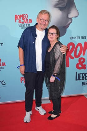 Bernd Stelter mit Ehefrau Anke Stelter bei der Musical-Premiere von ROMEO & JULIA - LIEBE IST ALLES im Capitol Theater in Düsseldorf am 27.08.2026