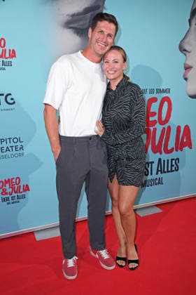 Ania Niedieck mit Ehemann Chris Hecker bei der Musical-Premiere von ROMEO & JULIA - LIEBE IST ALLES im Capitol Theater in Düsseldorf am 27.08.2026