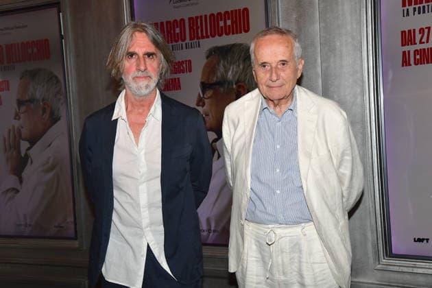 IPA87851942 - Rome, Cinema Quattro Fontane: Preview of the film Marco Bellocchio: The Door to Reality. In the photo: Fabio Lovino and Marco Bellocchio  Copyright: xVincenzoxLandix xVincenzoxLandix 87851942