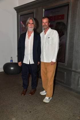 IPA87851951 - Rome, Cinema Quattro Fontane: Preview screening of the film Marco Bellocchio: The Door to Reality. Pictured: Fabio Lovino and Andrea Occhipinti  Copyright: xVincenzoxLandix xVincenzoxLandix 87851951