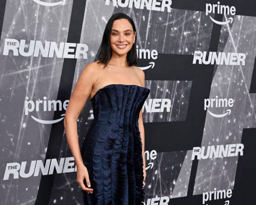 Cast member Gal Gadot attends the premiere of the motion picture thriller The Runner at the Harmony Gold Theater in Los Angeles on Thursday, August 27, 2026. Storyline: A high-powered attorney must race through London to save her abducted son while following cryptic commands from a mysterious caller.  LAP2026082706 JIMxRUYMEN