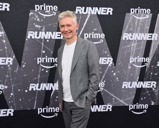 Scottish film director Kevin Macdonald attends the premiere of his new motion picture thriller The Runner at the Harmony Gold Theater in Los Angeles on Thursday, August 27, 2026. Storyline: A high-powered attorney must race through London to save her abducted son while following cryptic commands from a mysterious caller.  LAP2026082728 JIMxRUYMEN