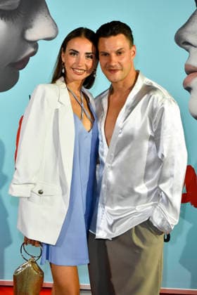 ABB ROMEOJULIA- Ekaterina Leonova mit Freund Ilya Viarmenich zu Gast auf dem roten Teppich bei der Musical Premiewre Romeo und Julia Liebe ist alles im Capitol Theater am 27.AUGUST 2026 in Duesseldorf NRW Deutschland