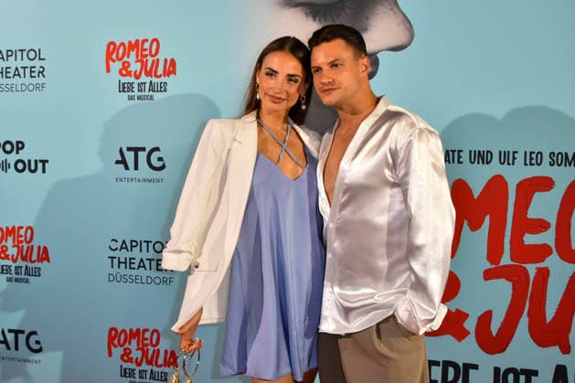 ABB ROMEOJULIA- Ekaterina Leonova mit Freund Ilya Viarmenich zu Gast auf dem roten Teppich bei der Musical Premiewre Romeo und Julia Liebe ist alles im Capitol Theater am 27.AUGUST 2026 in Duesseldorf NRW Deutschland