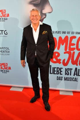 ABB ROMEOJULIA- Markus Wildhagen zu Gast auf dem roten Teppich bei der Musical Premiewre Romeo und Julia Liebe ist alles im Capitol Theater am 27.AUGUST 2026 in Duesseldorf NRW Deutschland