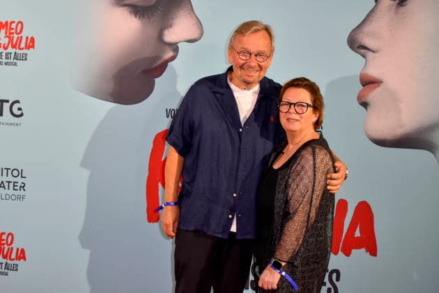 ABB ROMEOJULIA- Bernd Steltermit Ehefrau Anke Stelter zu Gast auf dem roten Teppich bei der Musical Premiewre Romeo und Julia Liebe ist alles im Capitol Theater am 27.AUGUST 2026 in Duesseldorf NRW Deutschland