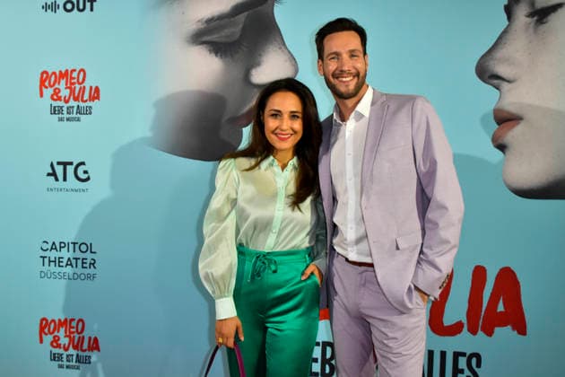 ABB ROMEOJULIA- Nina Moghaddam Sven Kroll zu Gast auf dem roten Teppich bei der Musical Premiewre Romeo und Julia Liebe ist alles im Capitol Theater am 27.AUGUST 2026 in Duesseldorf NRW Deutschland