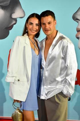 ABB ROMEOJULIA- Ekaterina Leonova mit Freund Ilya Viarmenich zu Gast auf dem roten Teppich bei der Musical Premiewre Romeo und Julia Liebe ist alles im Capitol Theater am 27.AUGUST 2026 in Duesseldorf NRW Deutschland