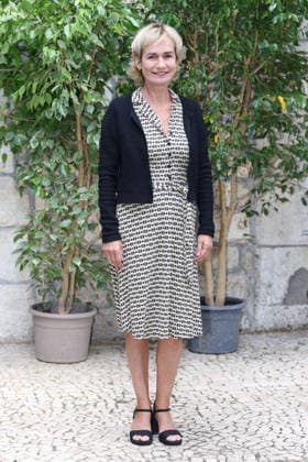 Angouleme Film Festival - Le Lievre Photocall Sandrine Bonnaire attends the « Le Lievre » Photocall as part of the 19th Angouleme Film Festival in Angouleme, August 28, 2026, France. Photo by Jerome Domine ABACAPRESS.COM Angouleme France  Copyright: xDominexJerome ABACAx