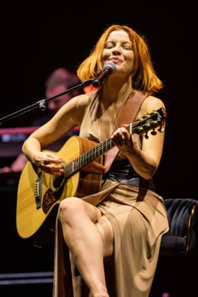 August 27, 2026, Marina Di Pietrasanta, Lucca, Italy: Singer Noemi performs in concert on the stage of the La Versiliana Festival with her 2026 summer tour, Marina di Pietrasanta, 08 27 2026 Marina Di Pietrasanta Italy  - ZUMAa289 20260827_zia_a289_118 Copyright: xStefanoxDallexLuchex xAgfx
