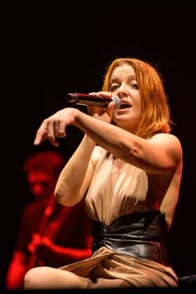 August 27, 2026, Marina Di Pietrasanta, Lucca, Italy: Singer Noemi performs in concert on the stage of the La Versiliana Festival with her 2026 summer tour, Marina di Pietrasanta, 08 27 2026 Marina Di Pietrasanta Italy  - ZUMAa289 20260827_zia_a289_135 Copyright: xStefanoxDallexLuchex xAgfx