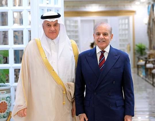 August 28, 2026, Pakistan: Prime Minister Muhammad Shehbaz Sharif Meets with Engineer Abdulrahman Bin Abdulmohsen Al-Fadley, Minister of Environment, Water and Agriculture Kingdom of Saudi Arabia in Islamabad Pakistan  - ZUMAas3_ 20260828_zaf_as3_004 Copyright: xPPIx