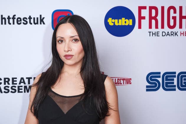 Trauma Or, Monsters All photocall on Friday 28 August 2026 Gaby Leymer attends the media wall for the Trauma Or, Monsters All photocall during Tubi Frightfest 2026 on Friday 28 August 2026 at Odeon Luxe Leicester Square, London. ., Credit:Julie Edwards Avalon  Copyright: xJuliexEdwardsx xAvalonx 1128936022