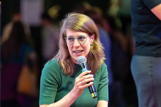 Gamescom 2026 in Köln - 28.08.26 NRW Landesministerin für Kinder, Jugend, Familie, Gleichstellung, Flüchtlinge und Integration Verena SCHÄFFER (Die Grünen) - Die gamescom 2026, das weltgrößte Event für interaktive Unterhaltung, findet vom 26. bis 30. August 2026 auf dem Gelände der Koelnmesse in Köln statt. Köln Deutz Nordrhein-Westfalen Deutschland Copyright: xMarcxJohnx