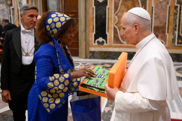 ITALY- REL VATICAN -POPE LEO XVI RECEIVES MEMBERS OF THE INSTITUT INTERNATIONAL DES SCIENCES ADMINISTRATIVES August 28, 2026 ITALY REL VATICAN August 28, 2026: Pope Leo XIV receives members of the Institut International des Sciences Administratives EDITORIAL USE ONLY - NO BOOKS Copyright: xVATICANxMEDIAx xCatholicxPressxPhotox