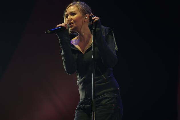 After perform at Leeds Festival 2026 American pop duo Graham Epstein and Justine Dorsey known as After perform at Leeds Festival, Bramham Park, England, 28th August 2026, Credit:Mike Gray MIKE GRAY - B4227 Avalon  Copyright: xMikexGrayx xMIKExGRAYx-xB4227x xAvalonx 1128945530