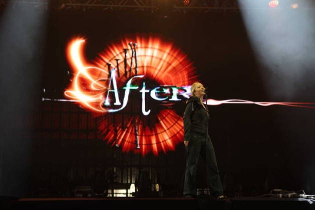 After perform at Leeds Festival 2026 American pop duo Graham Epstein and Justine Dorsey known as After perform at Leeds Festival, Bramham Park, England, 28th August 2026, Credit:Mike Gray MIKE GRAY - B4227 Avalon  Copyright: xMikexGrayx xMIKExGRAYx-xB4227x xAvalonx 1128945740