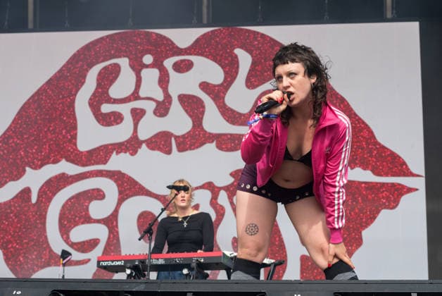 August 28, 2026, Bristol, Bristol, UK: Bristol, UK. GIRL GROUP perform on the East Stage at Forwards Presents Lorde before the weather changed from sunny to rain and wind, closing the East Stage. Forwards Presents Lorde is a music event the day before the main Forwards Festival taking place over the bank holiday weekend. Lorde is headlining today and the event is run on renewable energy. Bristol UK  - ZUMAl94_ 20260828_zaf_l94_032 Copyright: xSimonxChapmanx