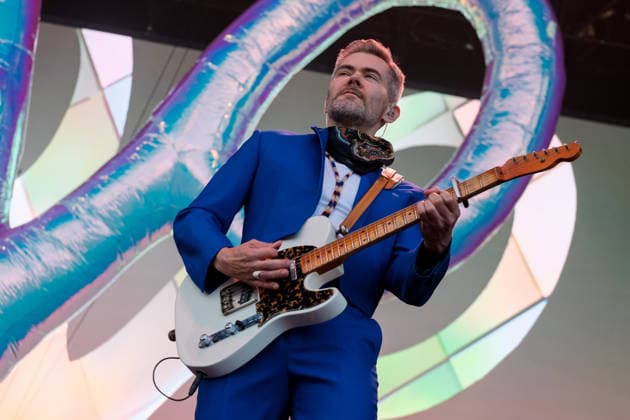 Scissor Sisters Perform at Victorious Festival in Southsea, UK - 28 Aug 2026 Del Marquis, guitarist with American pop rock band Scissor Sisters performing live on stage at Victorious Festival. Southsea United Kingdom Copyright: xDawnxFletcher-Parkx xSOPAxImagesx DSCF8685