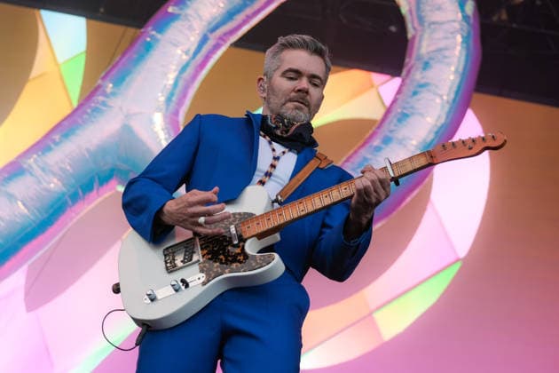 August 28, 2026, Southsea, Hampshire, United Kingdom: Del Marquis, guitarist with American pop rock band Scissor Sisters performing live on stage at Victorious Festival. Southsea United Kingdom - ZUMAs197 20260828_aaa_s197_063 Copyright: xDawnxFletcher-Parkx