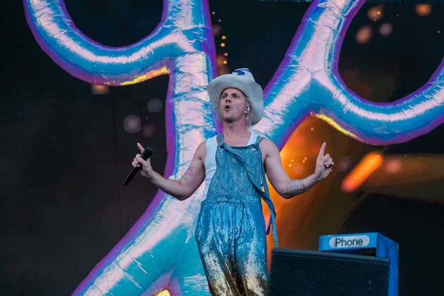 August 28, 2026, Southsea, Hampshire, United Kingdom: Jake Shears, lead singer with American pop rock band Scissor Sisters performing live on stage at Victorious Festival. Southsea United Kingdom - ZUMAs197 20260828_aaa_s197_078 Copyright: xDawnxFletcher-Parkx