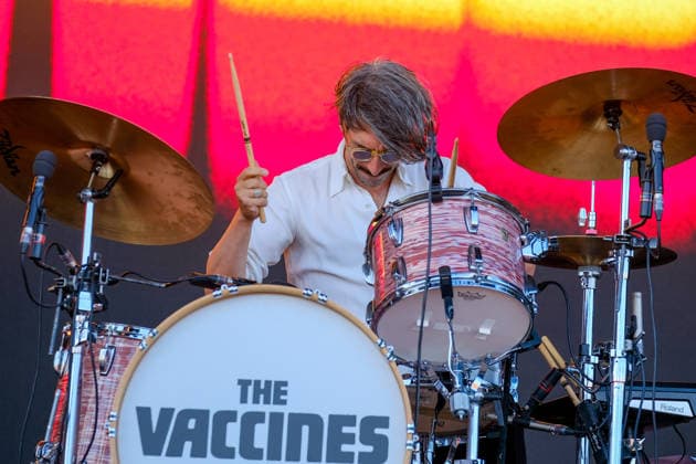 August 28, 2026, Southsea, Hampshire, United Kingdom: French born drummer, Yoann Intonti of Indie rock band, The Vaccines performs live on stage at Victorious Festival, Southsea. The current line up consists of Justin Young, Ãrni Ãrnason, Matthew Hitt, Timothy Lanham and Yoann Intonti Southsea United Kingdom - ZUMAs197 20260828_aaa_s197_127 Copyright: xDawnxFletcher-Parkx